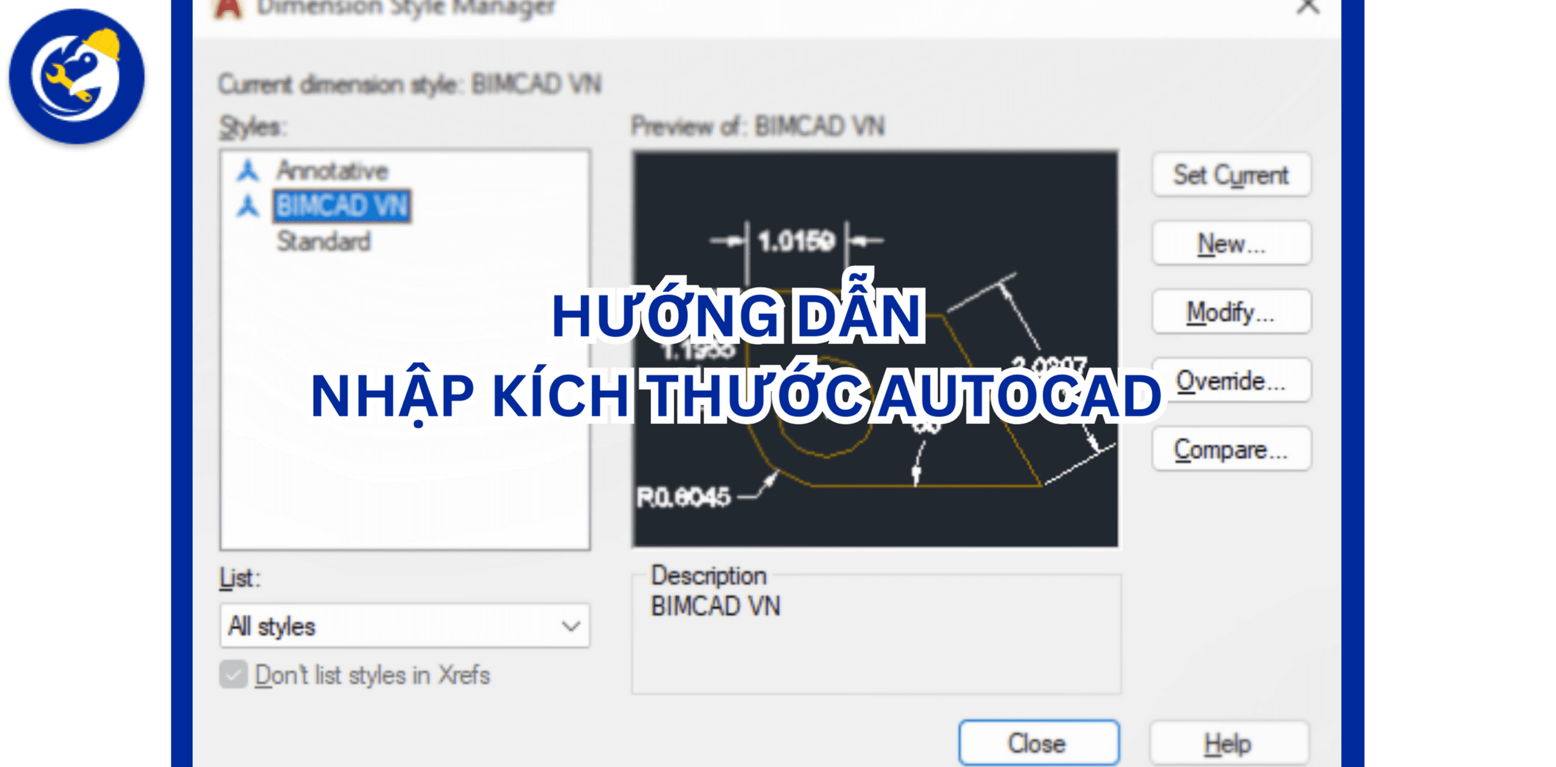 [Hướng dẫn AutoCAD LT] Nhập kích thước 2