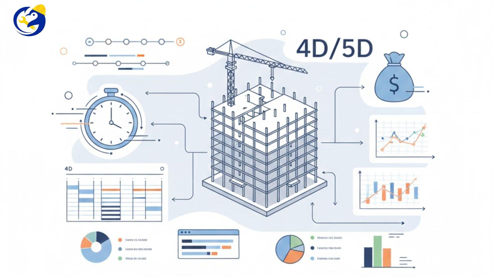 4D/5D TRONG BIM: TIẾN ĐỘ & CHI PHÍ