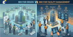 SỰ KHÁC BIỆT GIỮA BIM CHO THIẾT KẾ VS BIM CHO VẬN HÀNH BẢO TRÌ(FM)